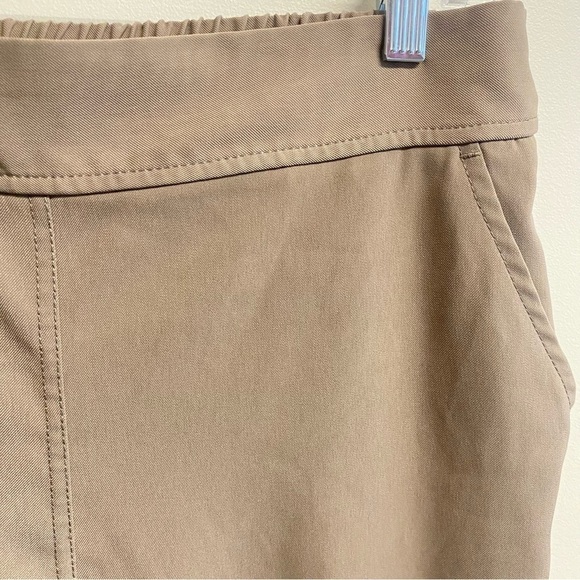 Max Studio Tan Pull On Trouser Pants in Mocha Size Large - Picture 5 of 11